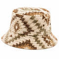 Chapeau bob taille unique en tissu beige marron vert à motif camouflage respirant