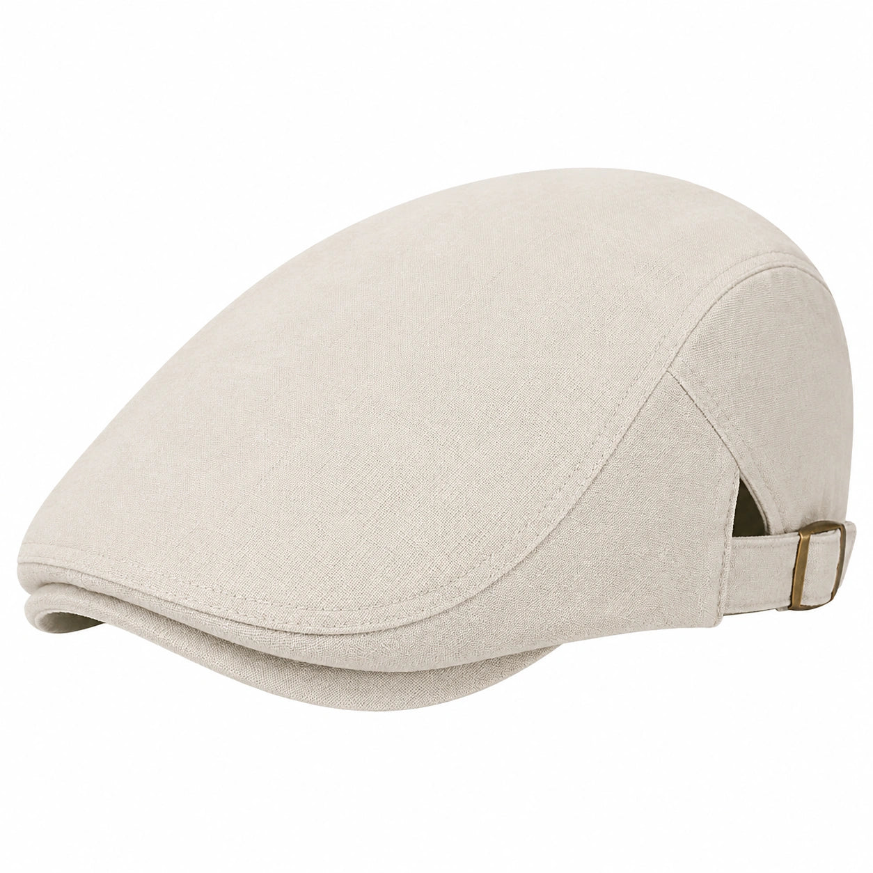 Casquette plate taille unique gris en textile style classique